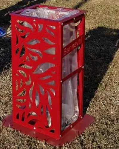 Poubelle exterieure / mobilier urbain / jardin public