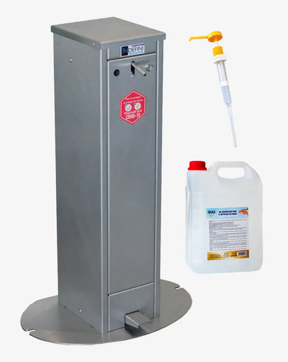Distributeur de Gel Hydroalcoolique - 5 litres - Hygiène et Sécurité Sans Contact - EPI