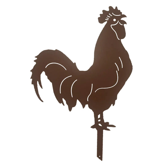Coq décoratif - Aluminium - Peinture époxy thermolaquée
