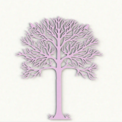 Mini Arbre de vie hauteur  21 cm à fixer ou à poser réalisé en aluminium découpé au laser pour un design raffiné et élégant. Idéal en intérieur comme en extérieur