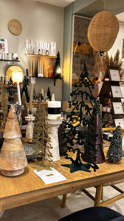 Decoration de table | Sapin de Noel a poser | Hauteur 30 cm