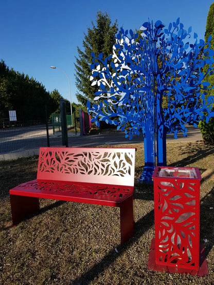 Banc extérieur - Jardin / Mobilier urbain / Espace public - Métal Design - Aluminium