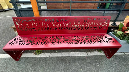Banc extérieur - Jardin / Mobilier urbain / Espace public - Métal Design - Aluminium