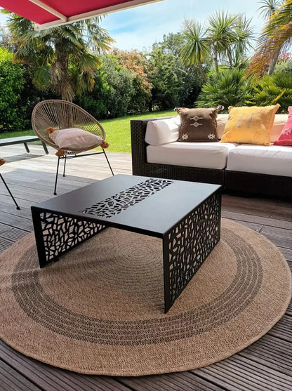 Table basse - LYNA - Métal design - Aluminium - Peinture époxy thermolaquée